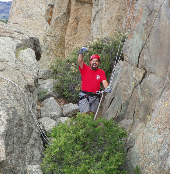 Marty Fahncke climbing adventure